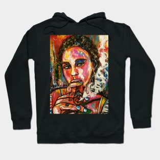 Taking a smokey break Hoodie